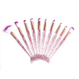 10 Piece Mermaid Brush